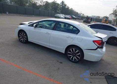 2015 Honda Civic Ex-L z USA, uszkodzony, nr VIN 19XFB2F92FE260941